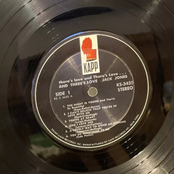 Jack Jones There's Love & There's Love & There's Love (Vinyl, 1965) Kapp Records - Picture 7 of 12
